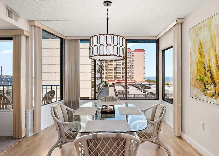 Holiday home Coastal 2br With Ocean And Bay Views Private Balcony Amenities Sleeps 6 Ocean City